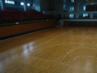 己完工 - 台北市體育局籃球場館運動木地板 - FIBA規範標準環保深層清潔保養施工