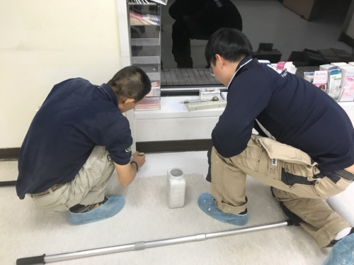 台北市醫院問診間 PVC 彈性地板-Bona 博納地板翻新養護計劃