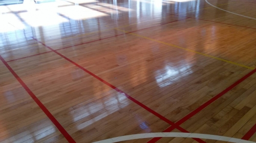 大專院校運動場館木地板除塵、清潔、防滑保養