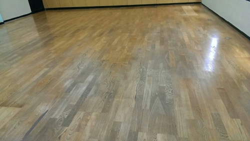 基隆仁愛國小-超耐磨木地板清潔保養